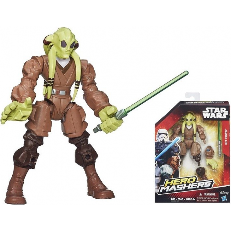 Postavička Star Wars Hero Mashers Kit Fisto 15 cm 